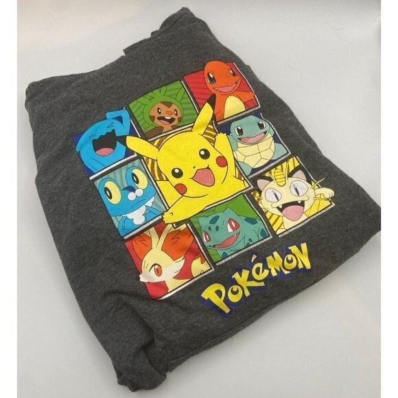 Pokémon Other - Pokemon Hoodie Boys Girls XXL‎ Pikachu Charmander Chespin Meowth Squirtle